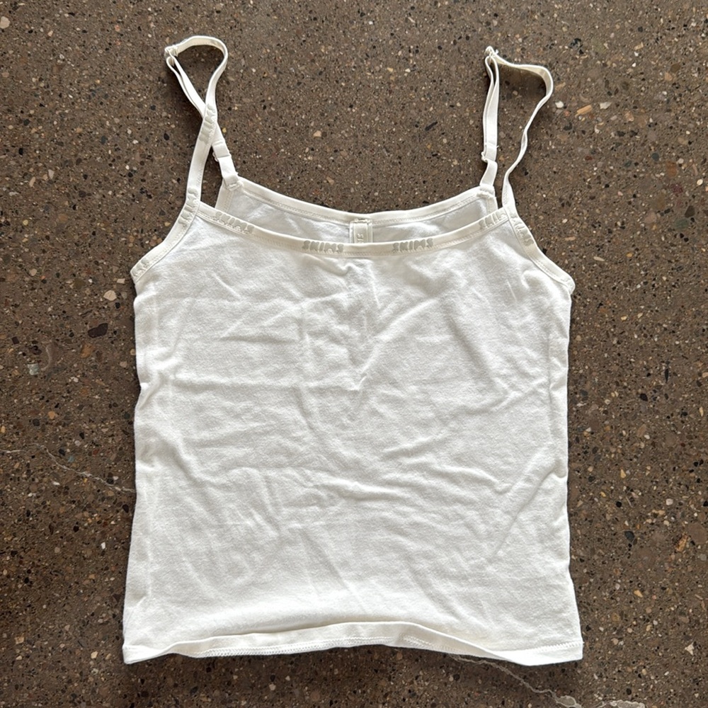 Skims cotton logo tank